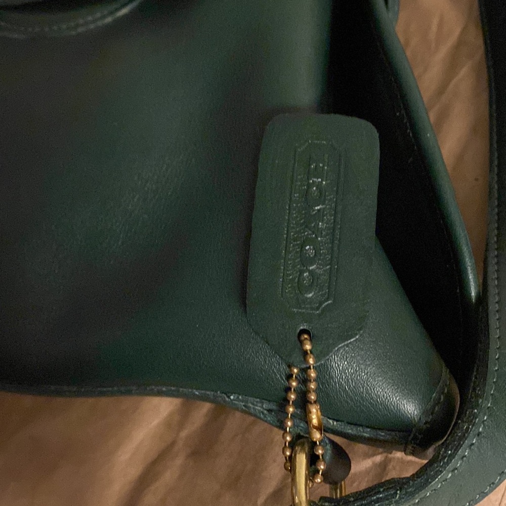 Coach Dark Green Crossbody Bag